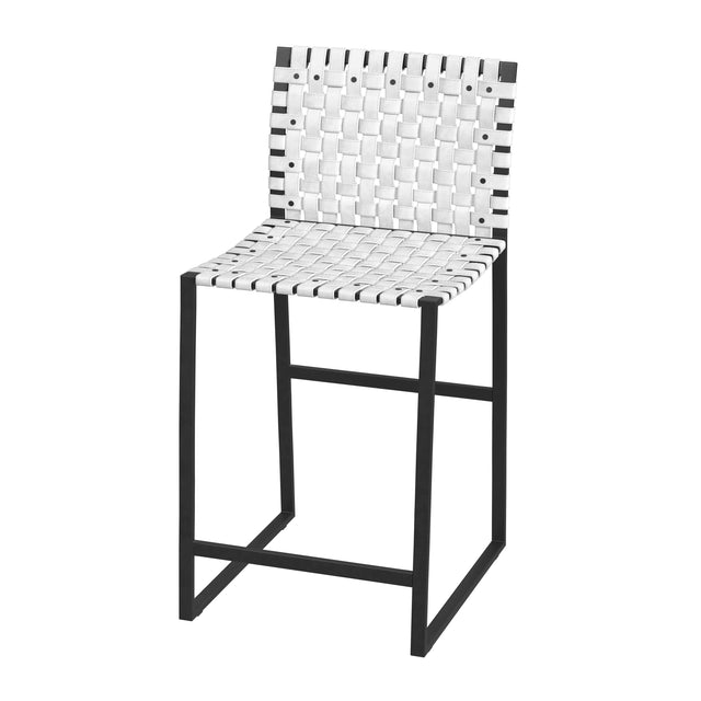Urban 25 in. Seat Height Woven Leather Counter Stool by Butler Specialty Company