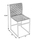 Urban 24.5 in. Seat Height Woven Leather Side Chair by Butler Specialty Company