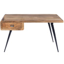Anuri 54.25 in. W Rectangular Wood and Metal 1 Drawer Writing Desk by Butler Specialty Company