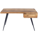 Anuri 54.25 in. W Rectangular Wood and Metal 1 Drawer Writing Desk by Butler Specialty Company