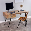 Anuri 54.25 in. W Rectangular Wood and Metal 1 Drawer Writing Desk by Butler Specialty Company