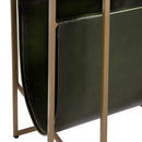 Stephanik 20.25 in. W Rectangular Marble & Leather Magazine Side Table by Butler Specialty Company