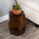 Gulchatai 15 in. W Hexagon Wood Side Table by Butler Specialty Company