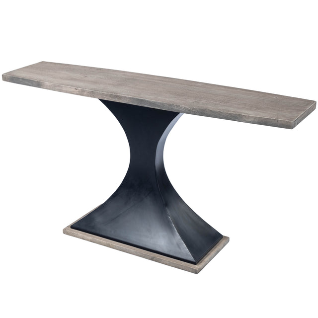 Lidiya 58.5 in. W Rectangular Wood and Metal Contemporary Console Table by Butler Specialty Company
