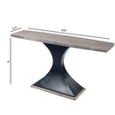 Lidiya 58.5 in. W Rectangular Wood and Metal Contemporary Console Table by Butler Specialty Company