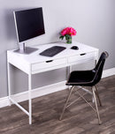 Belka  40 in. W Rectangular Wood 2 Drawer Modern Writing Desk by Butler Specialty Company