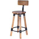 Mountain Lodge 26 in. Seat Height Wood and Metal Counter Stool with Back by Butler Specialty Company