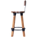 Mountain Lodge 26 in. Seat Height Wood and Metal Counter Stool with Back by Butler Specialty Company