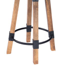 Mountain Lodge 26 in. Seat Height Wood and Metal Counter Stool with Back by Butler Specialty Company