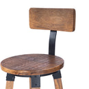 Mountain Lodge 26 in. Seat Height Wood and Metal Counter Stool with Back by Butler Specialty Company