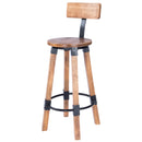Mountain Lodge 30 in. Seat Height Wood and Metal Bar Stool with Back by Butler Specialty Company
