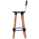 Mountain Lodge 30 in. Seat Height Wood and Metal Bar Stool with Back by Butler Specialty Company
