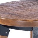 Mountain Lodge 30 in. Seat Height Wood and Metal Bar Stool with Back by Butler Specialty Company