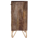 Alda 15.5 in. W Rectangular Wood and Brass Metal Inlay 1 Drawer Accent Cabinet by Butler Specialty Company