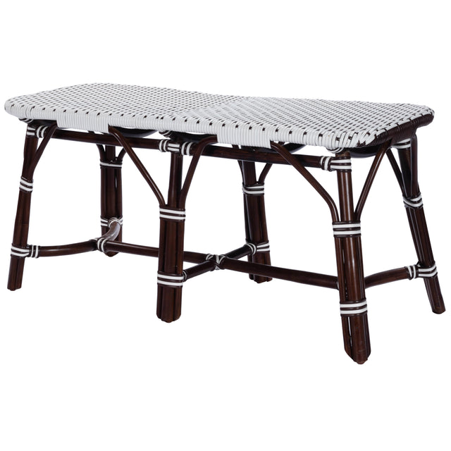 Marcella Indoor-Outdoor 42.5 in. W Rectangular Rattan Backless Accent Bench by Butler Specialty Company