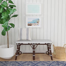 Marcella Indoor-Outdoor 42.5 in. W Rectangular Rattan Backless Accent Bench by Butler Specialty Company