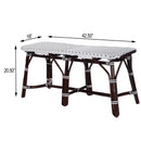 Marcella Indoor-Outdoor 42.5 in. W Rectangular Rattan Backless Accent Bench by Butler Specialty Company