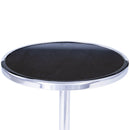 Mash 11.5 in. W Round Metal and Marble Adjustable Height Side Table by Butler Specialty Company