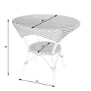 Ciel 38 in. W Rectangular Rattan 2 Tier Stationary Bar Cart by Butler Specialty Company