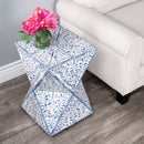 Trubadur 14.25 in. W Square Bone Inlay Contempoary Side Table by Butler Specialty Company