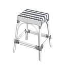 Robias 24.5 in. Seat Height Rectangular Rattan Backless Counter Stool with Footrest by Butler Specialty Company
