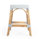 Robias 24.5 in. Seat Height Rectangular Rattan Backless Counter Stool with Footrest by Butler Specialty Company