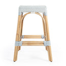 Robias 24.5 in. Seat Height Rectangular Rattan Backless Counter Stool with Footrest by Butler Specialty Company