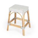 Robias 24.5 in. Seat Height Rectangular Rattan Backless Counter Stool with Footrest by Butler Specialty Company