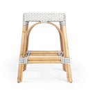Robias 24.5 in. Seat Height Rectangular Rattan Backless Counter Stool with Footrest by Butler Specialty Company