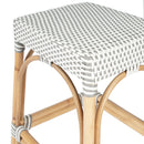 Robias 24.5 in. Seat Height Rectangular Rattan Backless Counter Stool with Footrest by Butler Specialty Company