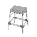 Robias 24.5 in. Seat Height Rectangular Rattan Backless Counter Stool with Footrest by Butler Specialty Company