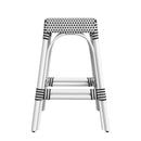 Robias 24.5 in. Seat Height Rectangular Rattan Backless Counter Stool with Footrest by Butler Specialty Company