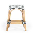 Robias 24.5 in. Seat Height Rectangular Rattan Backless Counter Stool with Footrest by Butler Specialty Company