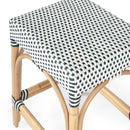 Robias 24.5 in. Seat Height Rectangular Rattan Backless Counter Stool with Footrest by Butler Specialty Company