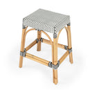 Robias 24.5 in. Seat Height Rectangular Rattan Backless Counter Stool with Footrest by Butler Specialty Company