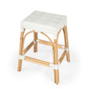 Robias 24.5 in. Seat Height Rectangular Rattan Backless Counter Stool with Footrest by Butler Specialty Company