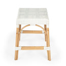 Robias 24.5 in. Seat Height Rectangular Rattan Backless Counter Stool with Footrest by Butler Specialty Company