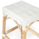 Robias 24.5 in. Seat Height Rectangular Rattan Backless Counter Stool with Footrest by Butler Specialty Company
