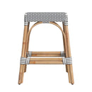 Robias 24.5 in. Seat Height Rectangular Rattan Backless Counter Stool with Footrest by Butler Specialty Company