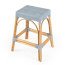 Robias 24.5 in. Seat Height Rectangular Rattan Backless Counter Stool with Footrest by Butler Specialty Company