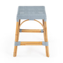 Robias 24.5 in. Seat Height Rectangular Rattan Backless Counter Stool with Footrest by Butler Specialty Company