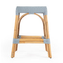 Robias 24.5 in. Seat Height Rectangular Rattan Backless Counter Stool with Footrest by Butler Specialty Company