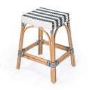 Robias 24.5 in. Seat Height Rectangular Rattan Backless Counter Stool with Footrest by Butler Specialty Company