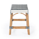 Robias 24.5 in. Seat Height Rectangular Rattan Backless Counter Stool with Footrest by Butler Specialty Company