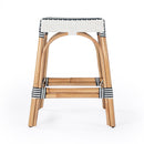Robias 24.5 in. Seat Height Rectangular Rattan Backless Counter Stool with Footrest by Butler Specialty Company