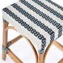 Robias 24.5 in. Seat Height Rectangular Rattan Backless Counter Stool with Footrest by Butler Specialty Company