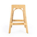 Robias 24.5 in. Seat Height Rectangular Rattan Backless Counter Stool with Footrest by Butler Specialty Company