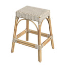 Robias 24.5 in. Seat Height Rectangular Rattan Backless Counter Stool with Footrest by Butler Specialty Company