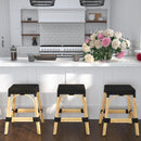 Robias 24.5 in. Seat Height Rectangular Rattan Backless Counter Stool with Footrest by Butler Specialty Company