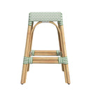 Robias 24.5 in. Seat Height Rectangular Rattan Backless Counter Stool with Footrest by Butler Specialty Company